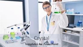  Presentation with test tube laboratory - 