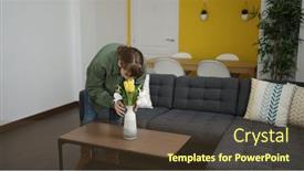  Presentation with flowers vase - 