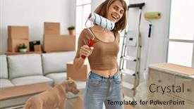  Presentation with paint roller - 