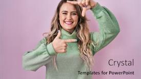  Presentation with frame pink - 