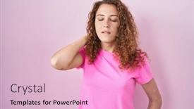  Presentation with injury - Presentation enhanced with young-caucasian-woman-standing-over background and a lemonade colored foreground