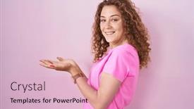  Presentation with woman hands open - 