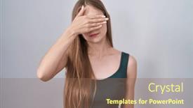  Presentation with woman sad - 