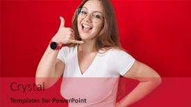  Presentation with red telephone - 