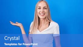  Presentation with hand palm - 