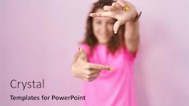  Presentation with frame pink - 