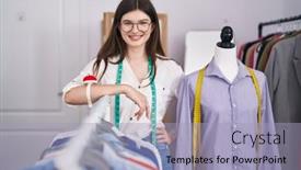  Presentation with clothes shop - 