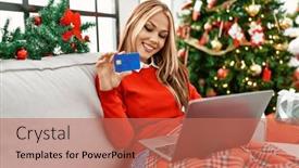  Presentation with christmas card - 