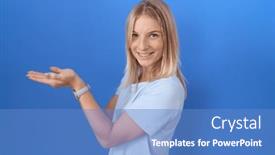  Presentation with woman hands open - 