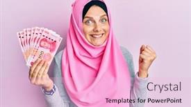  Presentation with islamic - Amazing theme having young-caucasian-woman-wearing-islamic backdrop and a lavender colored foreground