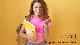  Presentation with woman hands open - 