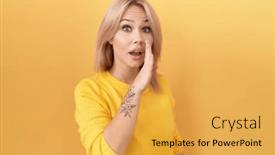  Presentation with talk - 