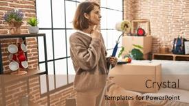  Presentation with paint roller - 