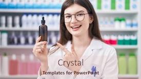  Presentation with serum - Slides featuring young-caucasian-woman-working background and a lemonade colored foreground