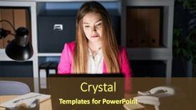  Presentation with woman crying - 