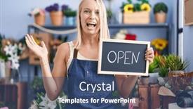  Presentation with woman hands open - 