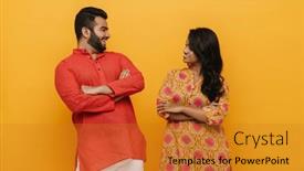  Presentation with indian woman - 