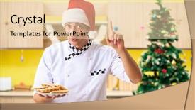  Presentation with new ideas - Audience pleasing slide deck consisting of young chef husband working backdrop and a lemonade colored foreground