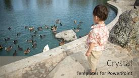  Presentation with chinese chinese - Presentation enhanced with young-chinese-and-caucasian-boy background and a mint green colored foreground