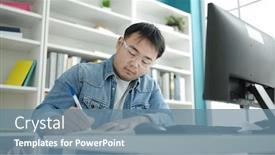  Presentation with student writing - 