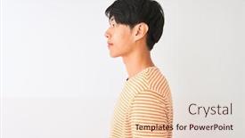  Presentation with chinese - Amazing theme having young-chinese-man-wearing-casual backdrop and a lemonade colored foreground