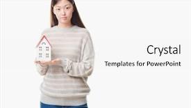  Presentation with hypertension at a young age - Slide deck featuring young chinese real state agent background and a white colored foreground