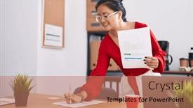  Presentation with paperwork - 