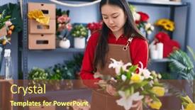  Presentation with flower woman - 