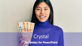  Presentation with chinese chinese - Presentation design enhanced with young-chinese-woman-holding-500 background and a royal blue colored foreground