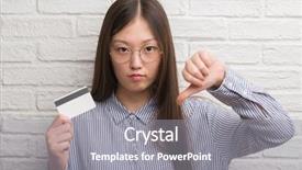  Presentation with medicina tradicional chinesa chinese herb - Beautiful theme featuring young chinese woman over brick backdrop and a gray colored foreground