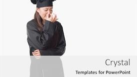  Presentation with bad breath - Audience pleasing theme consisting of young chinese woman over isolated background wearing chef uniform smelling something stinky and disgusting intolerable smell holding breath with fingers on nose bad smells concept backdrop and a white colored foreground