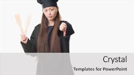  Presentation with chinese - Cool new PPT layouts with young chinese woman over isolated backdrop and a  colored foreground