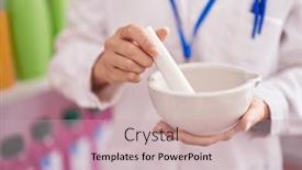  Presentation with chinese chinese - PPT theme consisting of young-chinese-woman-pharmacist-smiling background and a soft green colored foreground