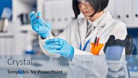  Presentation with test tube laboratory - 