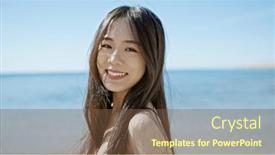  Presentation with medicina tradicional chinesa chinese herb - Slides enhanced with young-chinese-woman-smiling-confident background and a tawny brown colored foreground