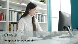  Presentation with student writing - 