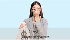  Presentation with usa china business - Presentation theme featuring young-chinese-woman-wearing-business background and a mint green colored foreground