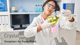  Presentation with test tube laboratory - 