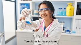  Presentation with test tube laboratory - 