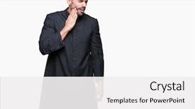  Presentation with christian holy communion concept bible - PPT layouts consisting of young christian priest over isolated background and a white colored foreground