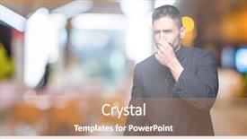  Presentation with bad breath - Slide set featuring young christian priest over isolated background and a coral colored foreground