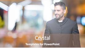  Presentation with christian - Amazing PPT theme having young christian priest over isolated backdrop and a coral colored foreground