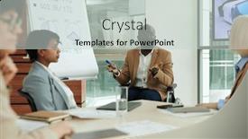  Presentation with graphic - Slides consisting of young-confident-economist-in-wheelchair background and a light gray colored foreground