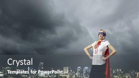  Presentation with hero woman - 