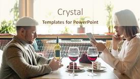  Presentation with scrolling - PPT layouts with young-contemporary-dates-scrolling background and a cream colored foreground