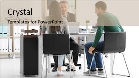  Presentation with notary - Amazing slide set having young couple at notary public backdrop and a mint green colored foreground