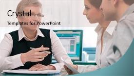  Presentation with financial planning - PPT layouts having young couple at the financial background and a coral colored foreground