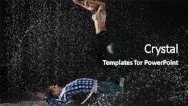  Presentation with under water - Theme having old and rusty desolate fishing ship in shipyard background and a coral colored foreground