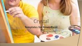  Presentation with broken home upset couple - Theme enhanced with young-couple-enjoying-painting background and a coral colored foreground