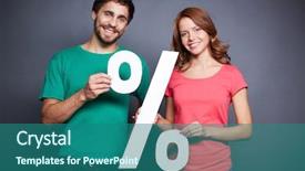  Presentation with paper - Audience pleasing presentation theme consisting of magnifier - magnifying glass isolated on a backdrop and a red colored foreground